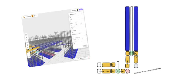 RackFlow 3D warehouse layout editor